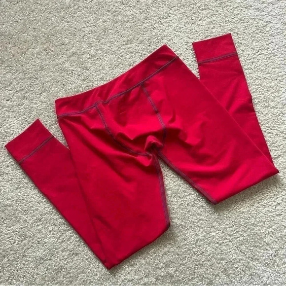 Stoic Legging Performance Active Tights Outdoor Red Women’s Size Small - Picture 5 of 16